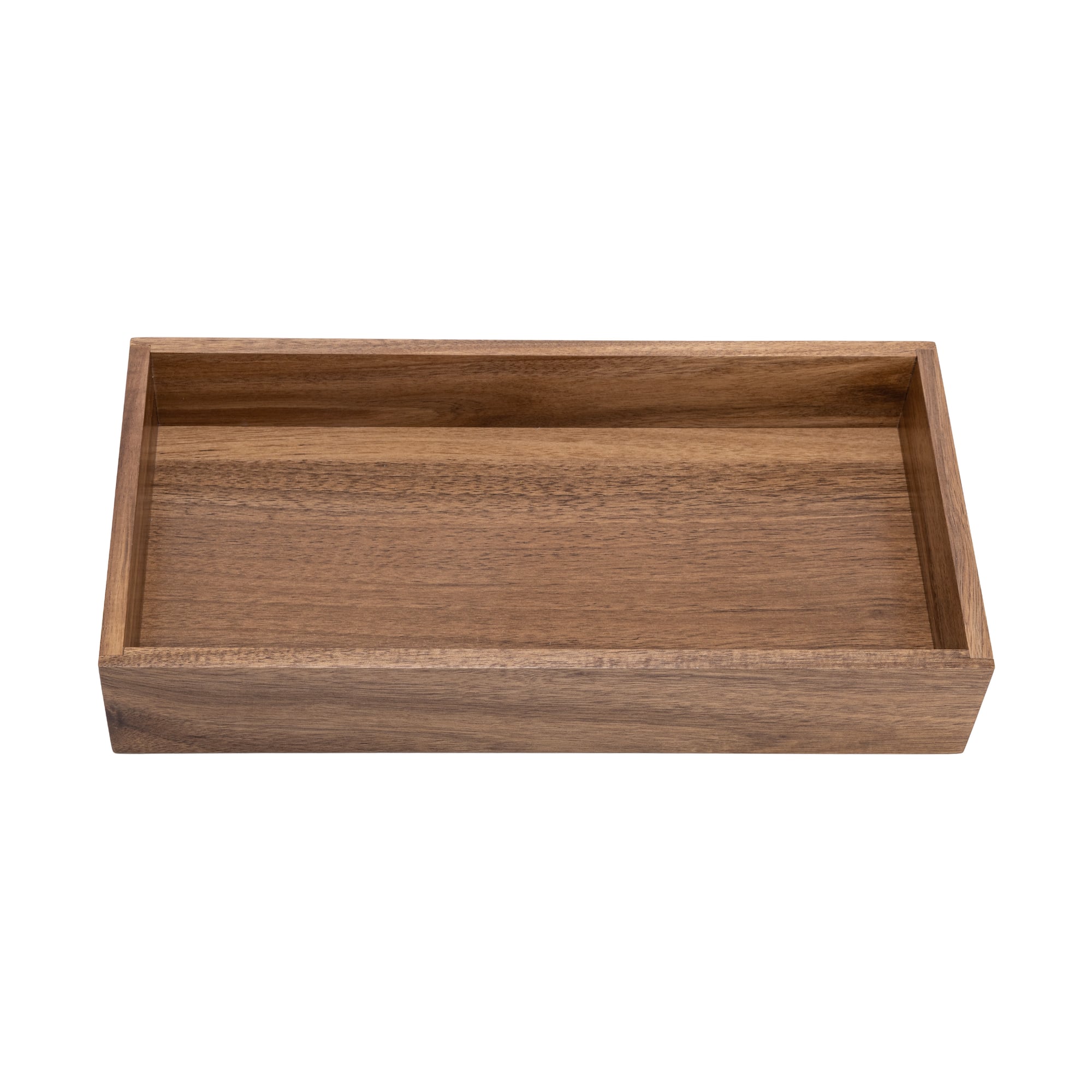 Seville Classics 12" x 6" x 2" Acacia Drawer Organizer